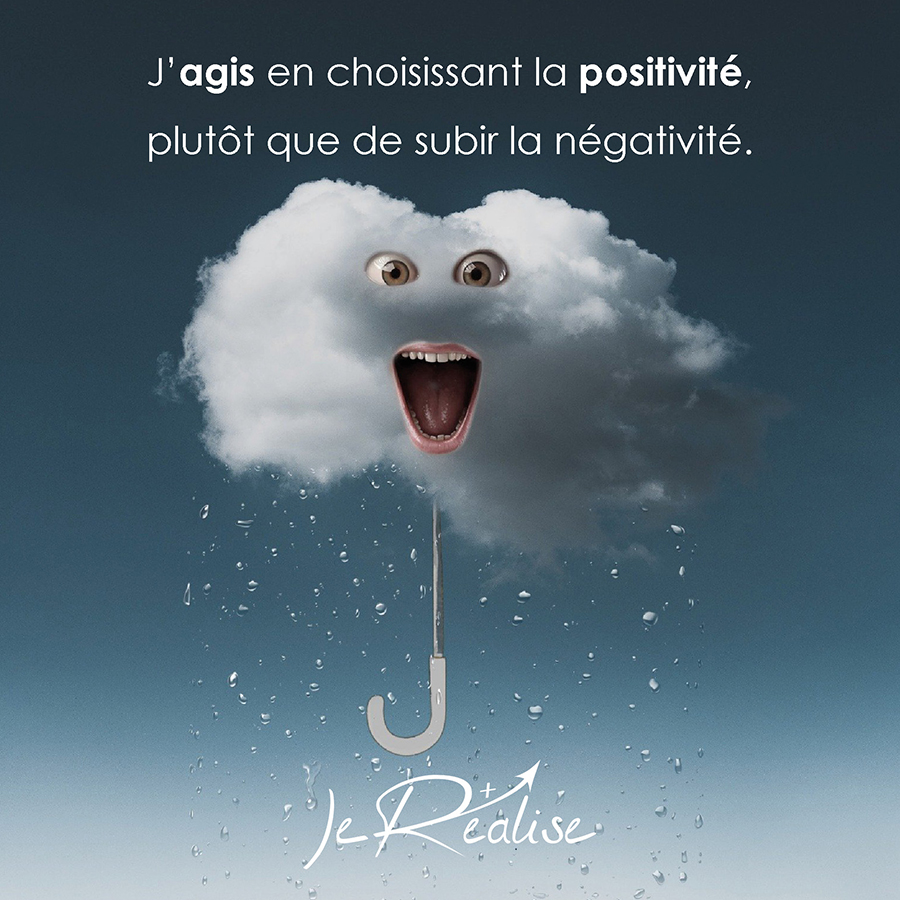 Citation_J'agis en choisissant la positivité, plutôt que de subir la négativité.