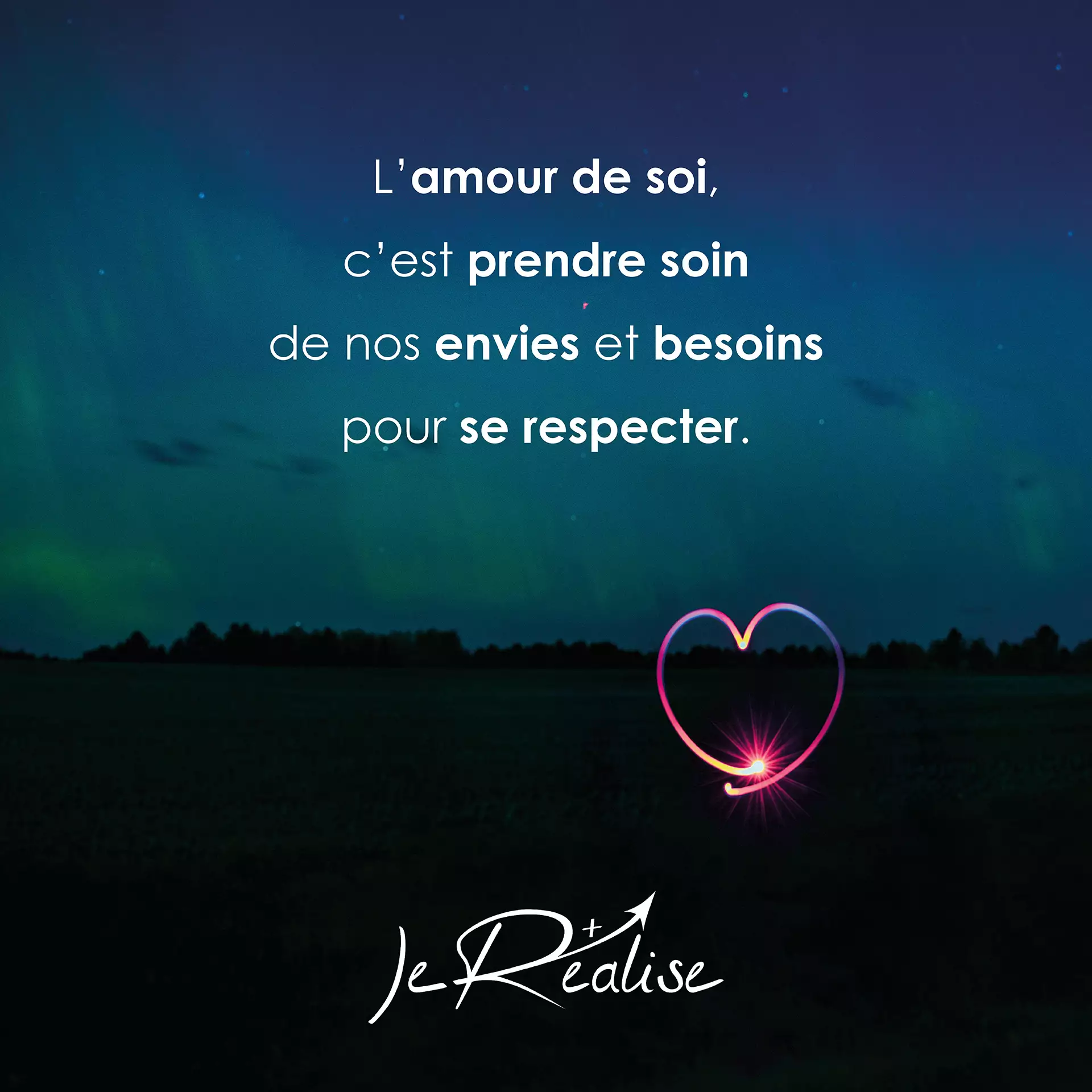 Citation_Et si le grand amour commençait par toi Citation_L'amour de soi, c'est prendre soin de nos envies et besoins pour se respecter.